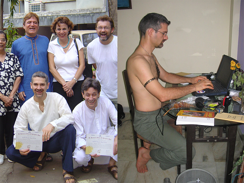 Première formation de professeurs de Yoga du Rire. Un concept fluide. Dix ans d’histoire mais toujours pas de manuel. Sebastian Gendry écoute le jour… écrit la nuit. Il structure, clarifie, transmet. Le premier manuel officiel du Yoga du Rire est né. Première formation de professeurs de Yoga du Rire. Un concept fluide. Dix ans d’histoire mais toujours pas de manuel. Sebastian Gendry écoute le jour… écrit la nuit. Il structure, clarifie, transmet. Le premier manuel officiel du Yoga du Rire est né.