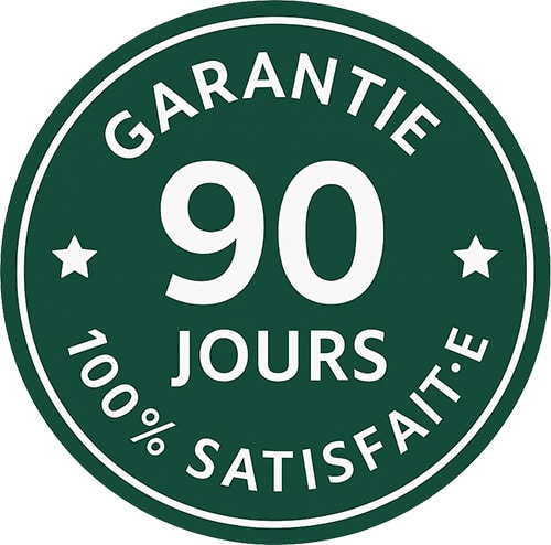 Garantie 90 jours – 100% satisfait·e